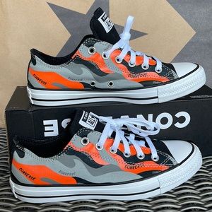 Converse CTAS OX WMNS sneakers ash stone/bold mandarin/mason